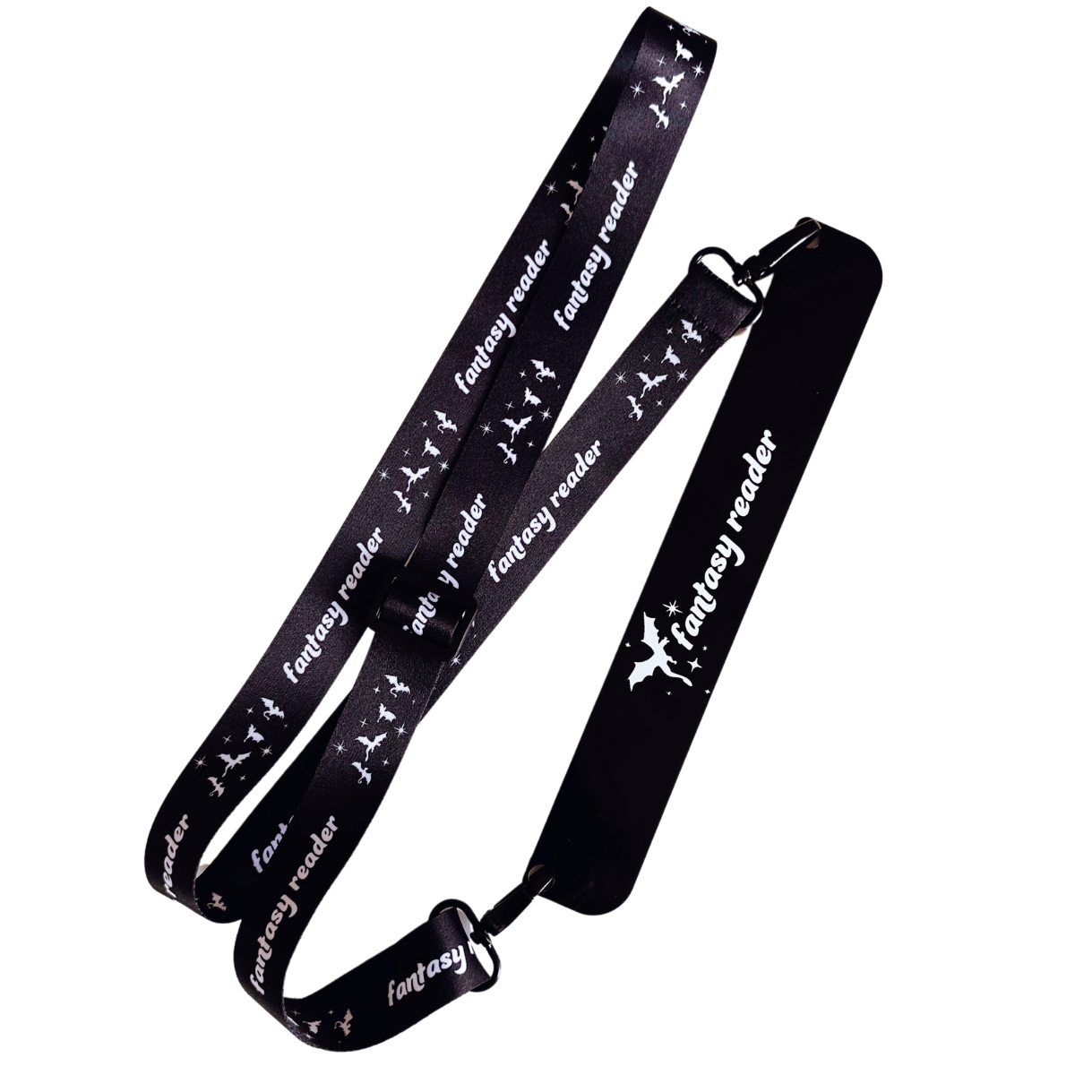 Закладка з ремінцем "Fantasy reader black" 2