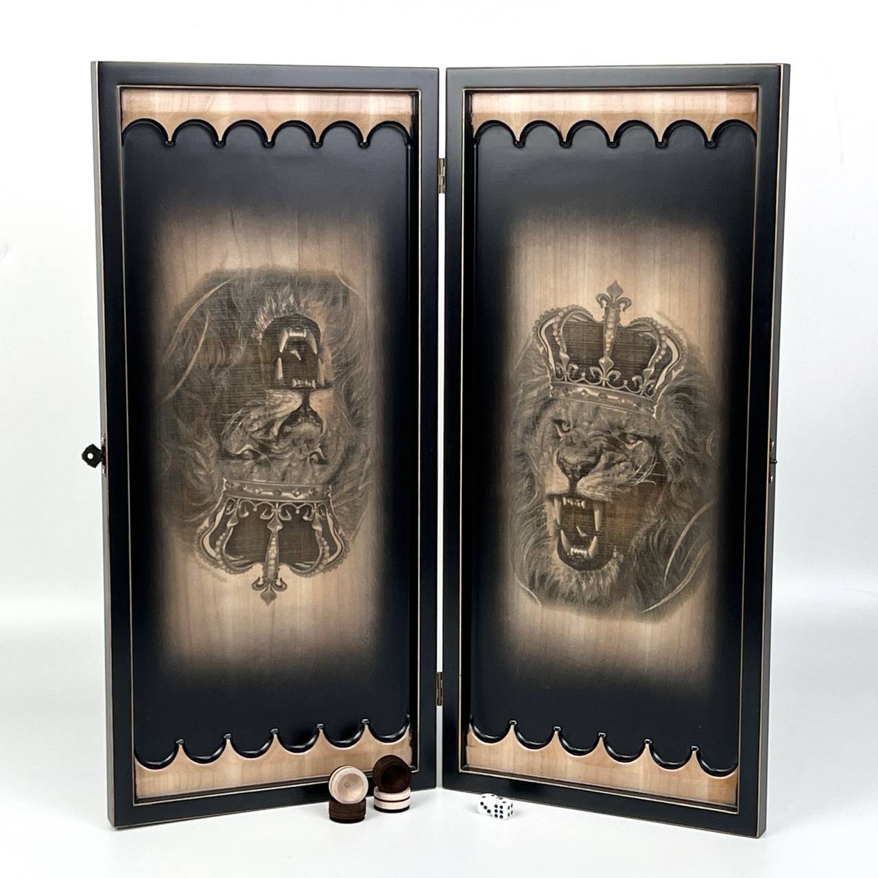 Нарды из дерева клена "Лев" 50*23 см, 193001 5