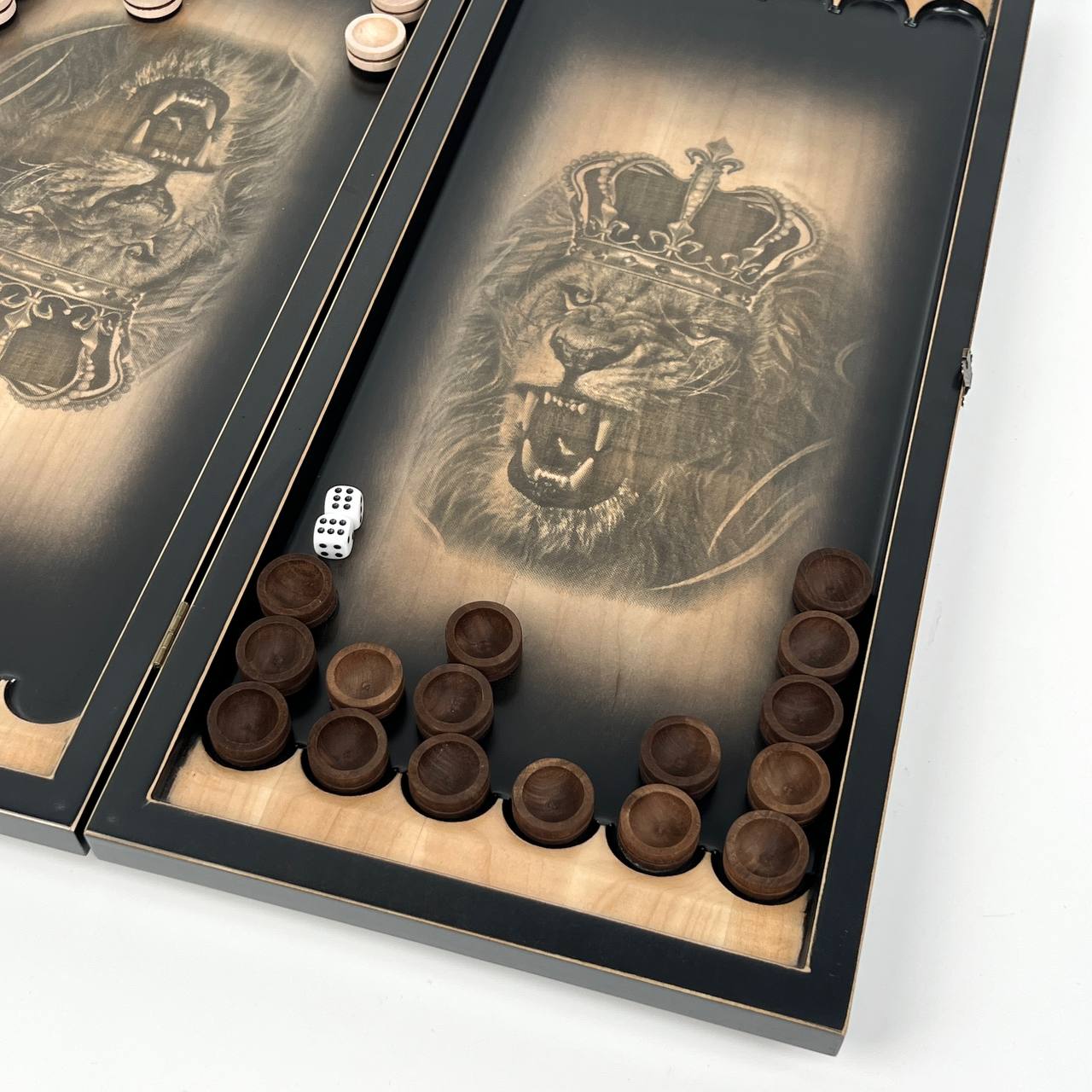 Нарды из дерева клена "Лев" 50*23 см, 193001 8