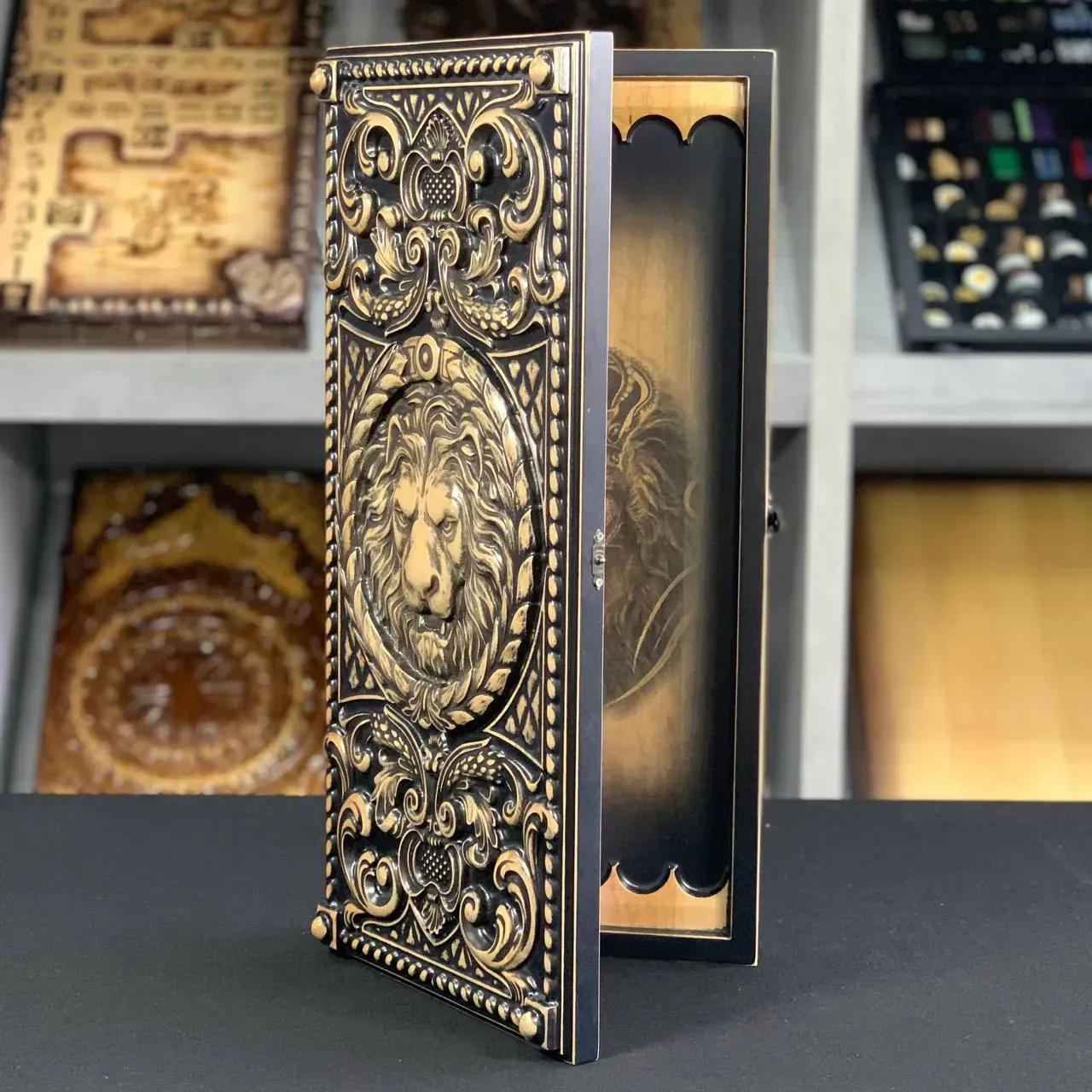 Нарды из дерева клена "Лев" 50*23 см, 193001 1