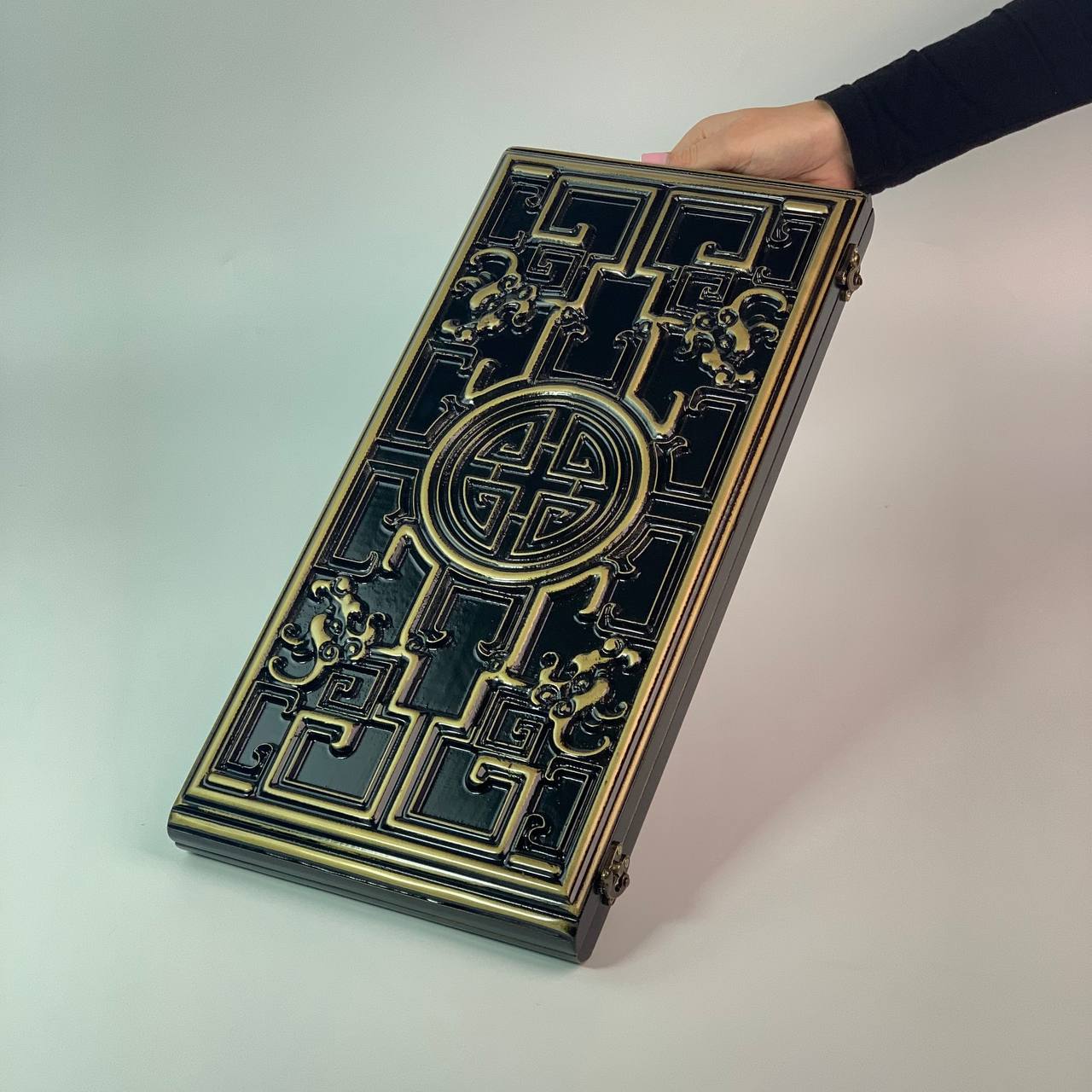 Нарды из дерева ясеня "Лабиринт" 48*23 см, 190191С 3