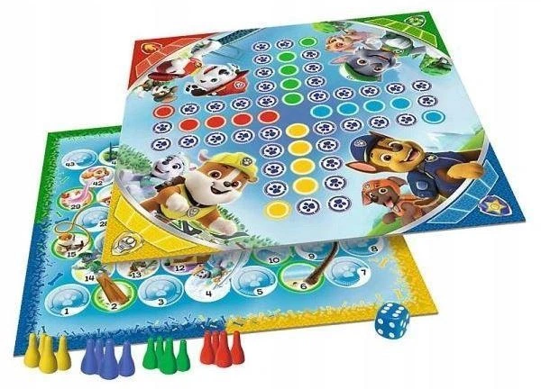 Настольная игра 2в1 "Гонки щенков", Trefl, 01896 2