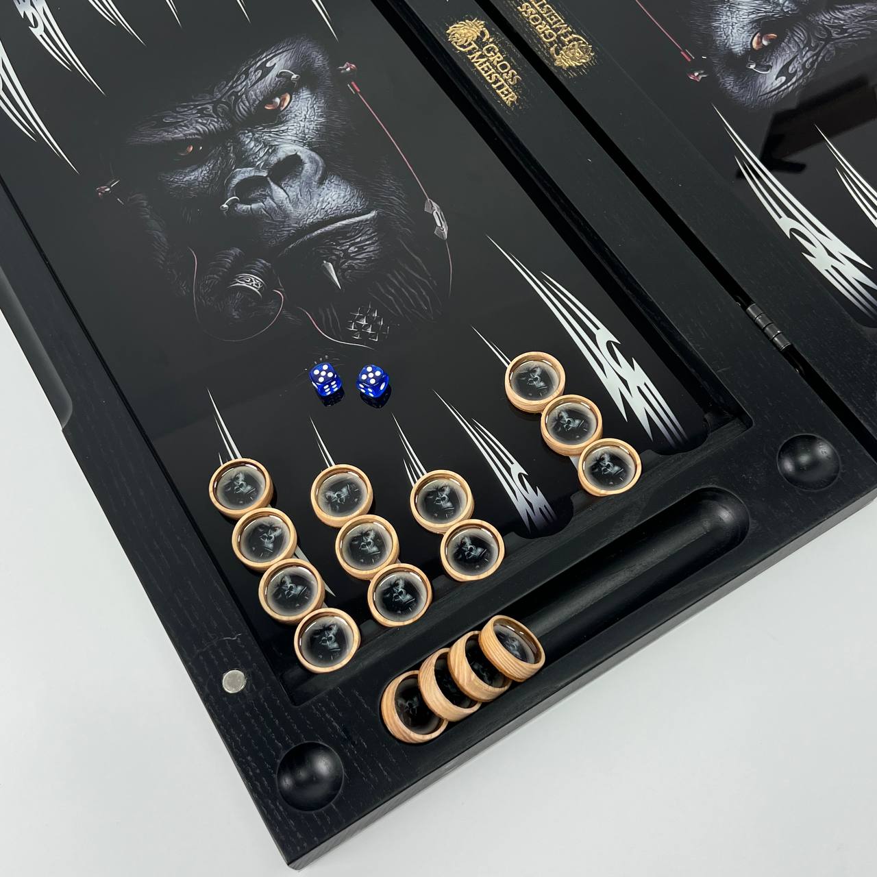 Стеклянные нарды "Горилла" 60*30 см, 270060 6