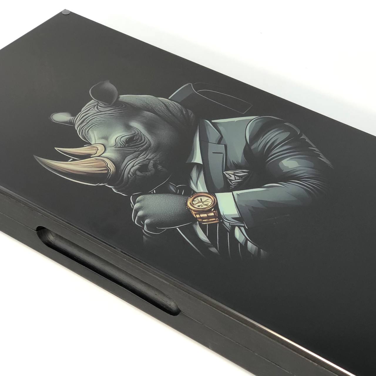 Стеклянные нарды "Носорог" 50*24 см, 270011 3