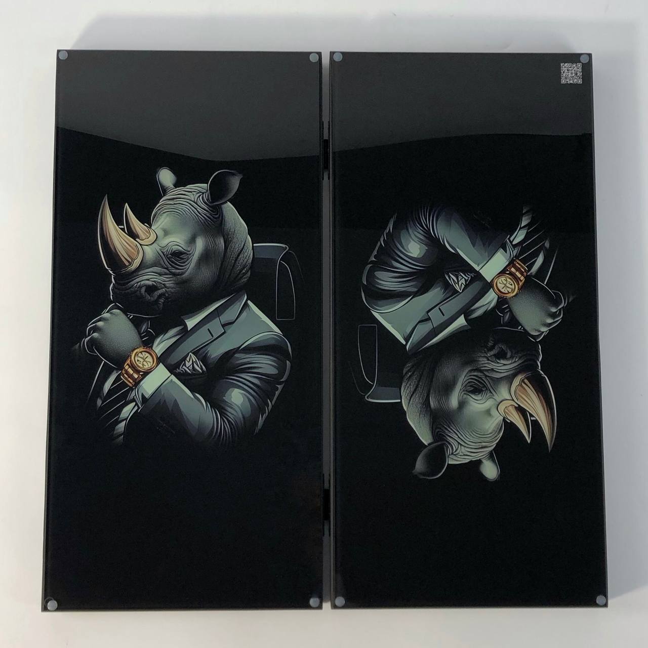 Стеклянные нарды "Носорог" 50*24 см, 270011 6