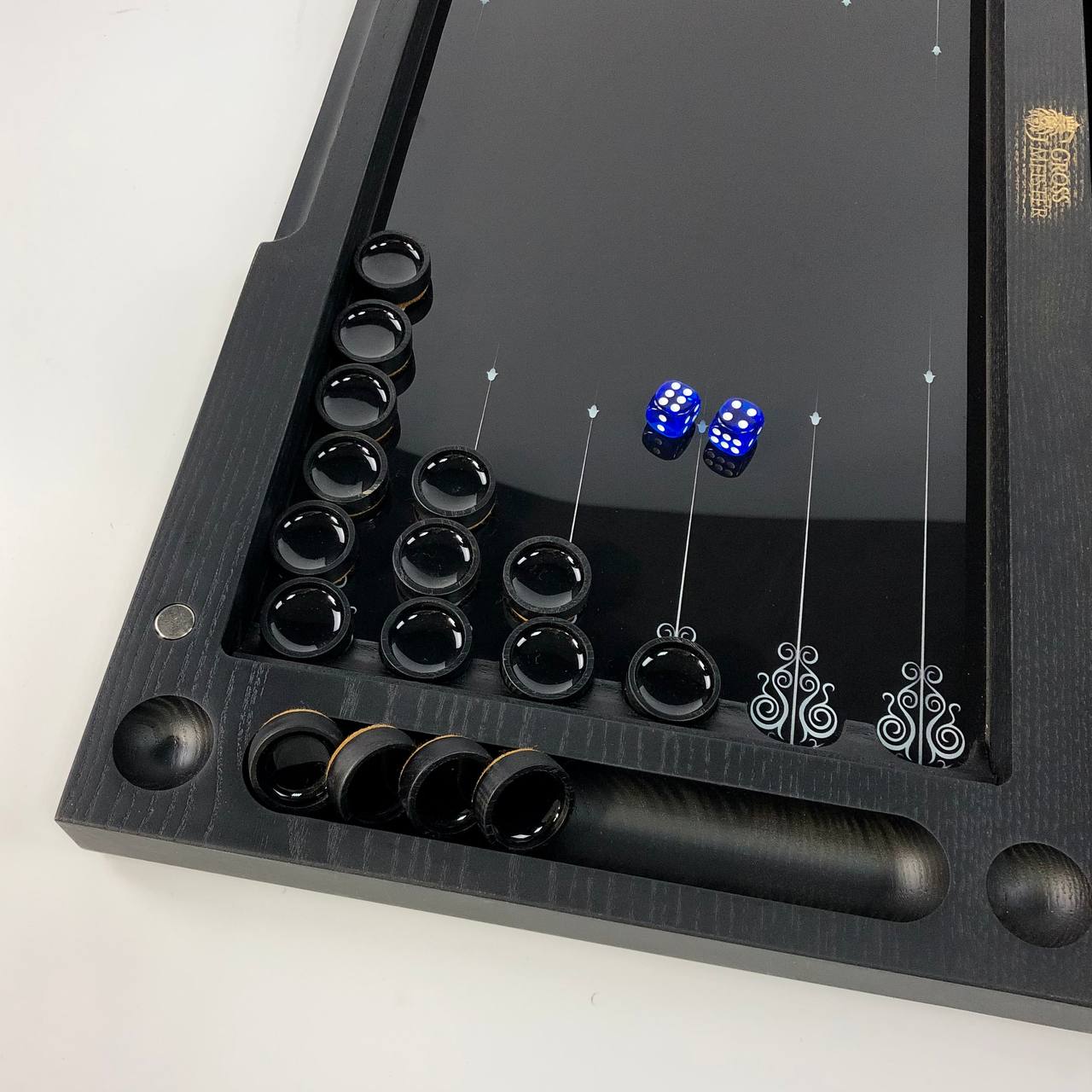 Стеклянные нарды "Носорог" 50*24 см, 270011 7