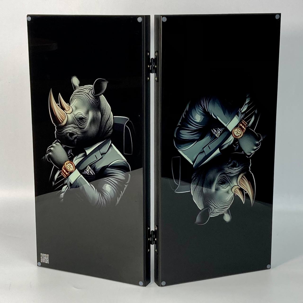 Стеклянные нарды "Носорог" 50*24 см, 270011 10