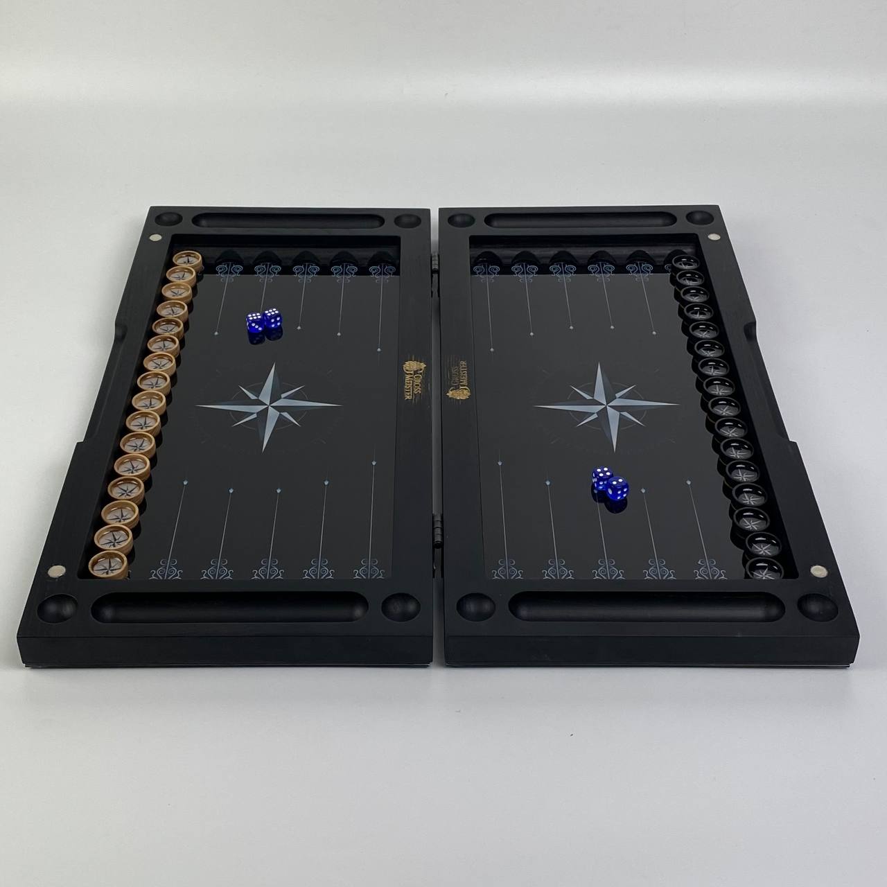 Стеклянные нарды "Роза ветров" 50*24 см, 270045 5