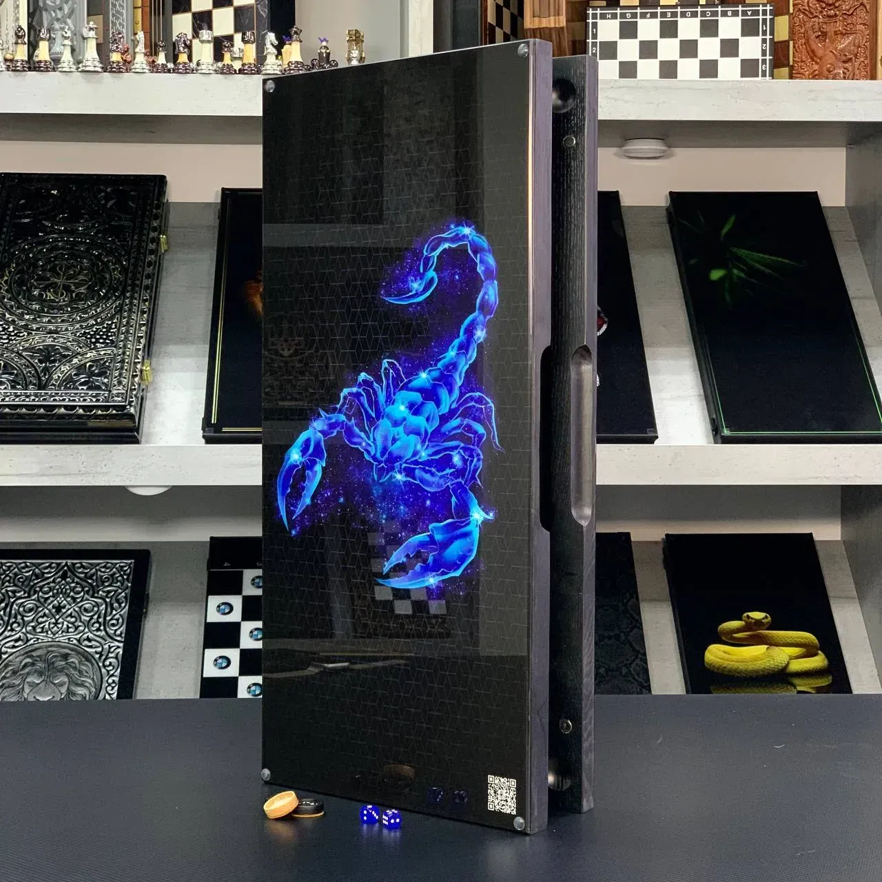 Стеклянные нарди "Скорпион" 60*30 см, 270022 1