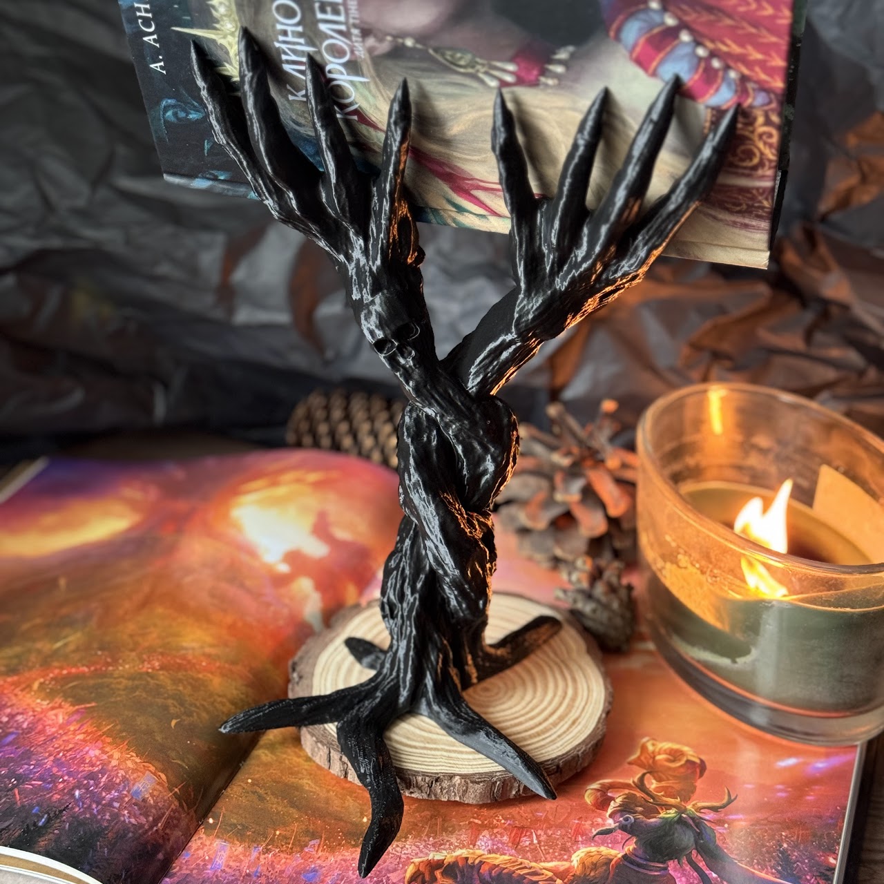 Тримач для книги "Дерево з черепами"