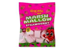 Маршмеллоу с ароматом клубники 60 г, пакет, ТМ "D.E.M.I."