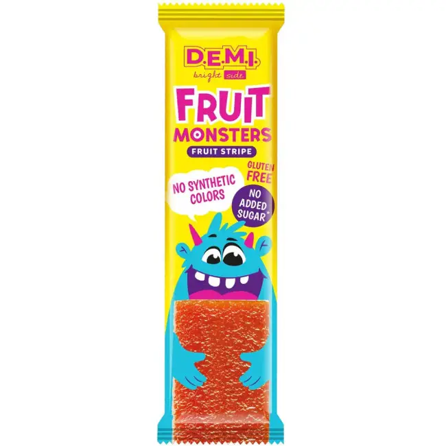 Пастила фруктовая "Fruit Monsters" с соком малины, 15 г, ТМ "D.E.M.I"