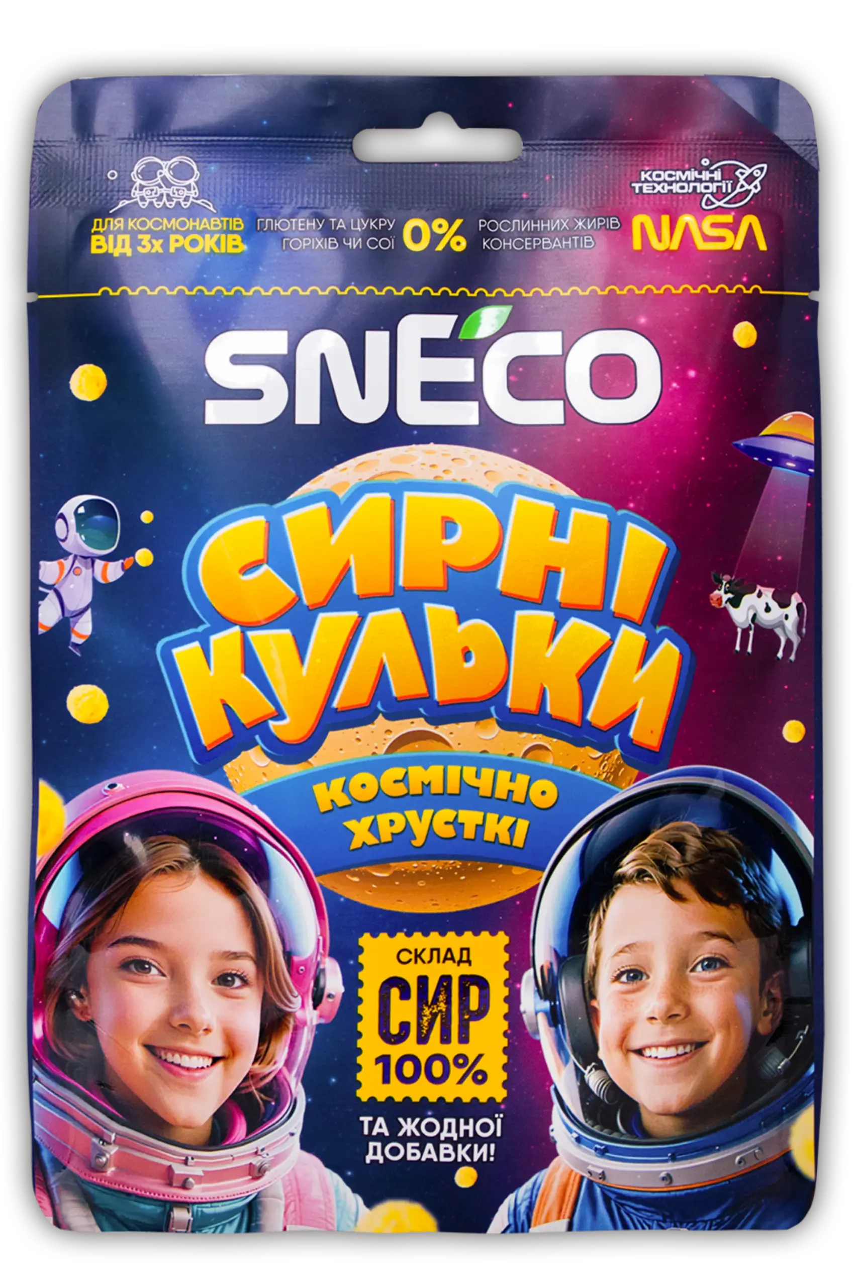 Сыр сушеный snEco "Космический" 28 г, sn.05932