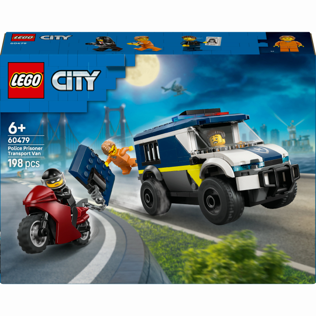 Конструктор Lego City "Поліцейський фургон для перевезення в`язнів", 60479