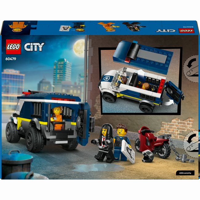 Конструктор Lego City "Поліцейський фургон для перевезення в`язнів", 60479 2