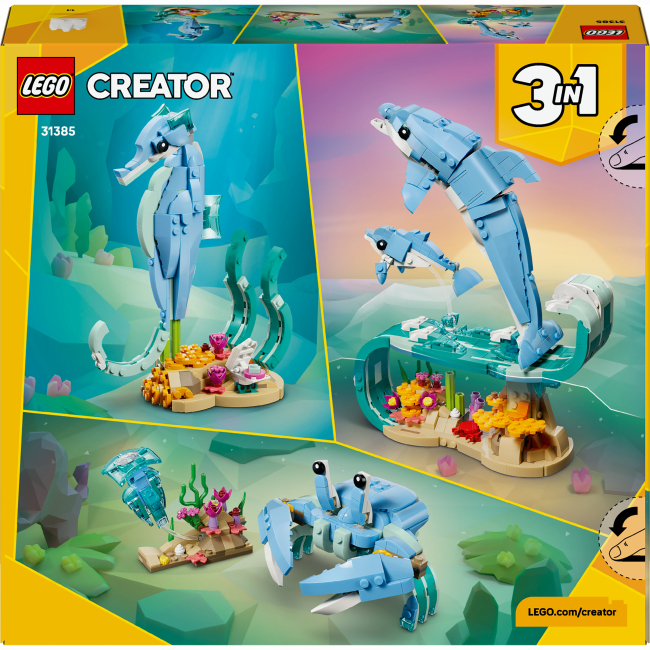 Конструктор Lego Creator "Морські тварини: красиві дельфіни", 31385 8