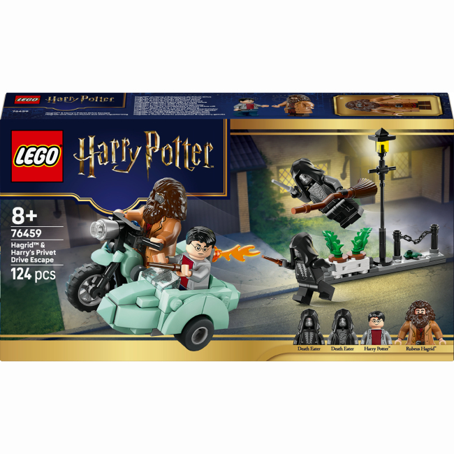 Конструктор Lego Harry Potter "Геґрід і Гаррі: Втеча з Тисової вулиці", 76459