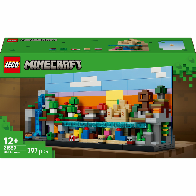 Конструктор Lego Minecraft "Мінібіоми", 21589