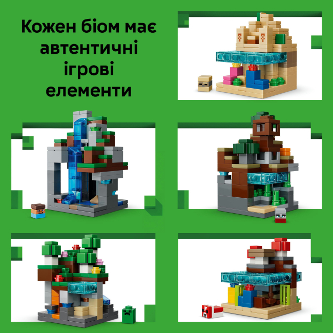 Конструктор Lego Minecraft "Мінібіоми", 21589 3
