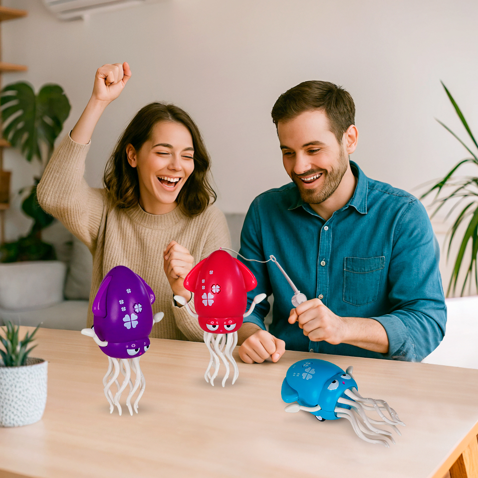 Интерактивная игрушка "TIKI WIKI" – Кальмарини Денсерини (свет, українська, рубіновий), 158-21-UA-R 6