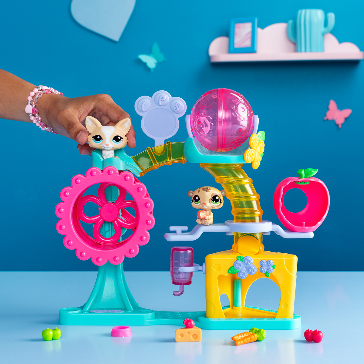 Ігровий набір Littlest Pet Shop – Фабрика Розваг, 2 фігурки, фабрика, аксес., 00519 6