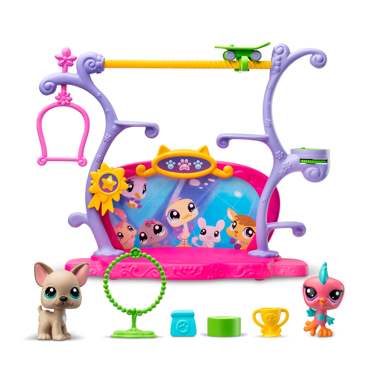 Ігровий набір Littlest Pet Shop – Шоу Талантів, 2 фігурки, сцена, аксес., 00558 1