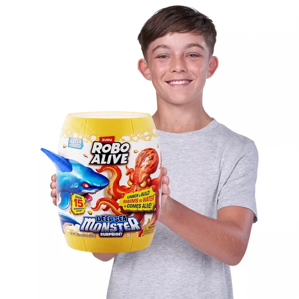 Інтерактивний ігровий набір Robo Alive S1 – Глибоководний Сюрприз. Велика Біла Акула, 71155A 1