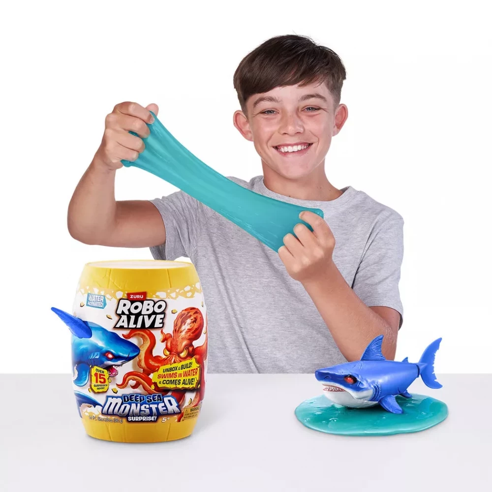 Інтерактивний ігровий набір Robo Alive S1 – Глибоководний Сюрприз. Велика Біла Акула, 71155A 2