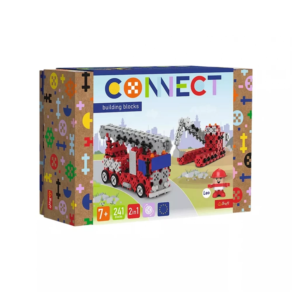 Конструктор 2в1, 241 дет., Connect, Trefl, 61972