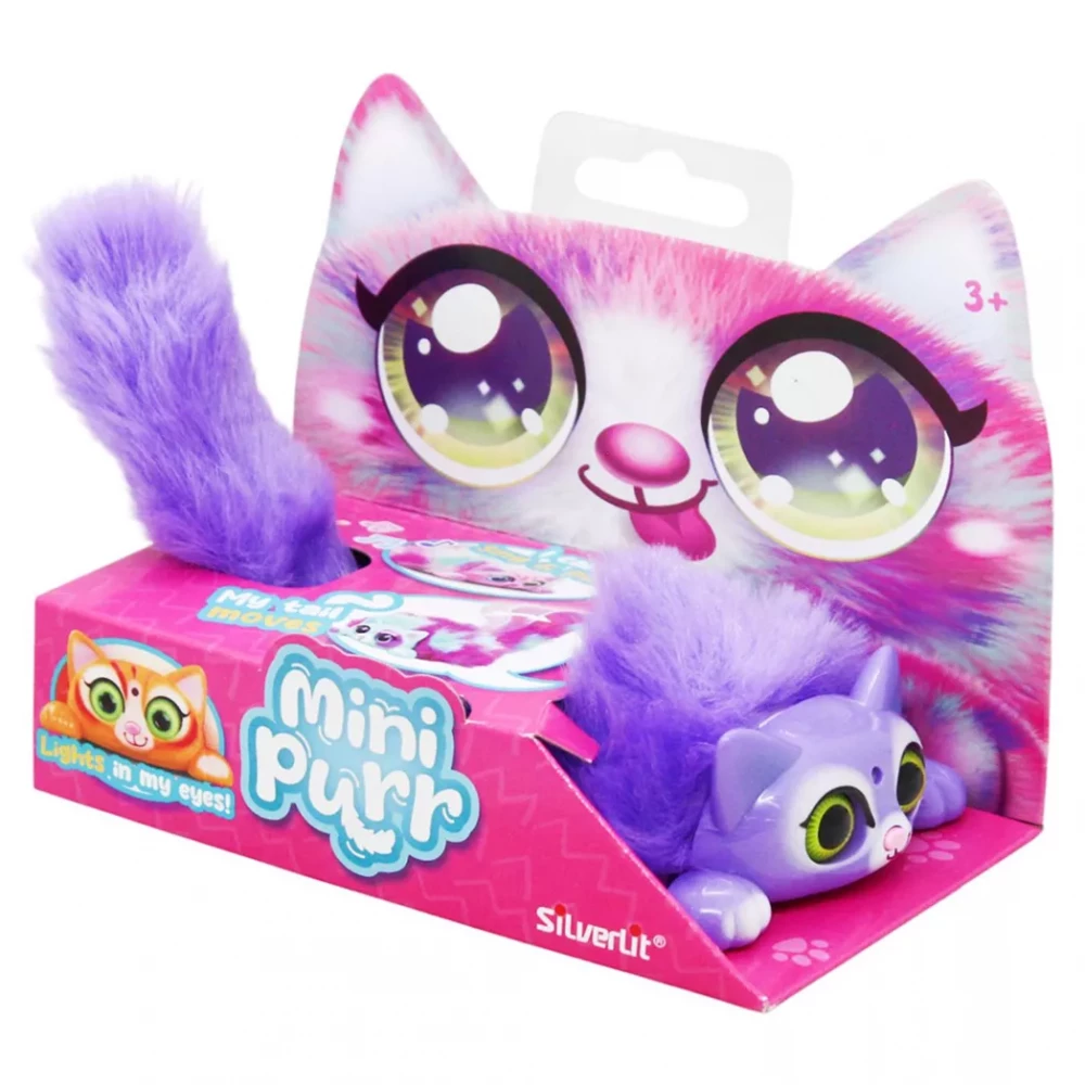 М`яка інтерактивна дитяча іграшка "Кошеня" Mini Purr, SILVERLIT, 83689 7