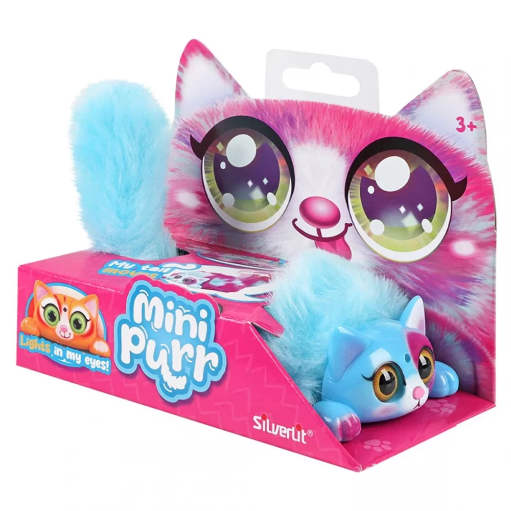 М`яка інтерактивна дитяча іграшка "Кошеня" Mini Purr, SILVERLIT, 83689 9