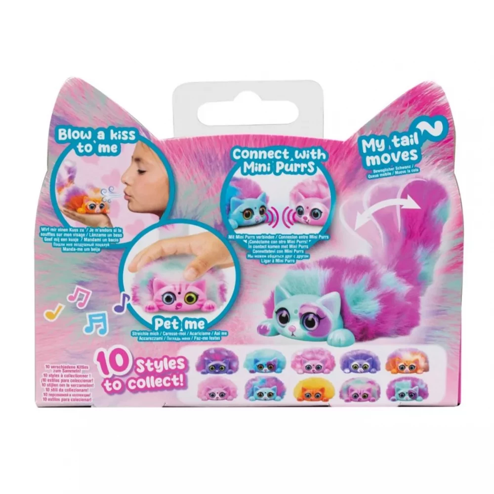 М`яка інтерактивна дитяча іграшка "Кошеня" Mini Purr, SILVERLIT, 83689 10