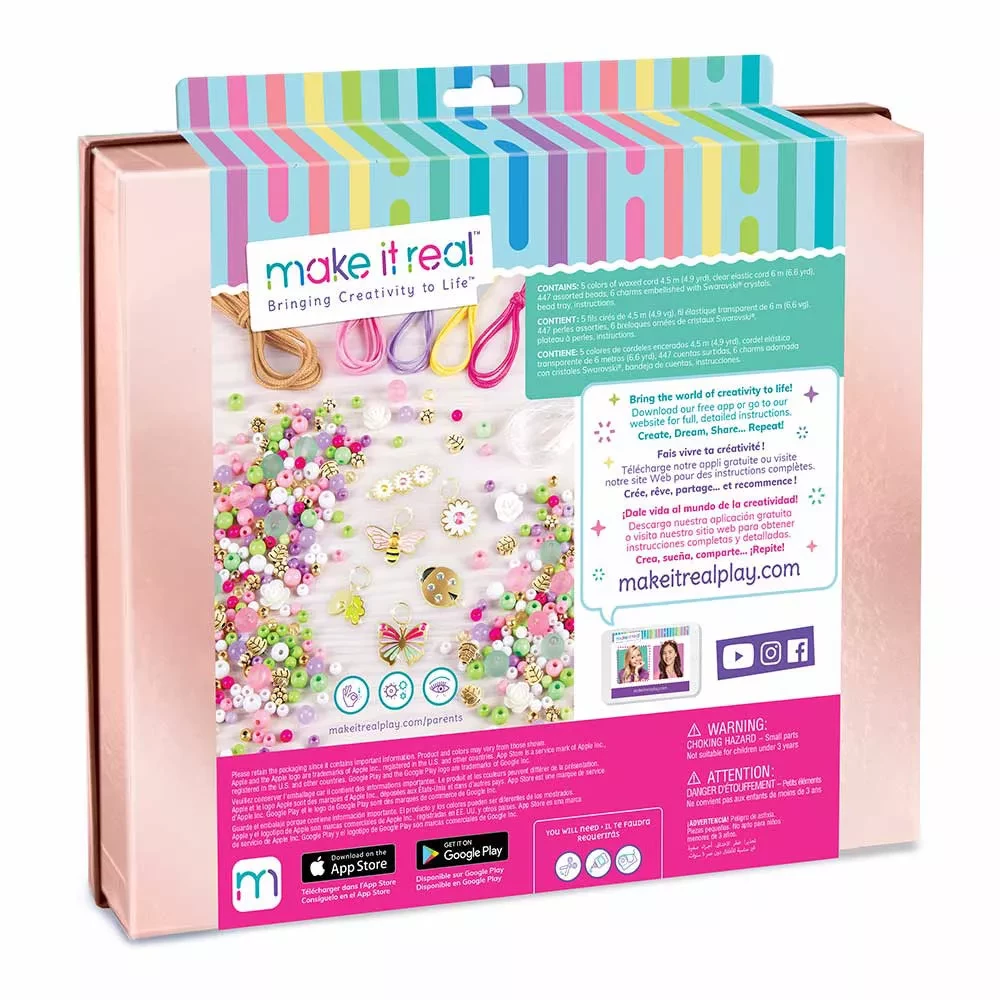 Набір для створення шарм-браслетів з кристалами Swarovski "Казкова природа" MR1724, Make it Real 1