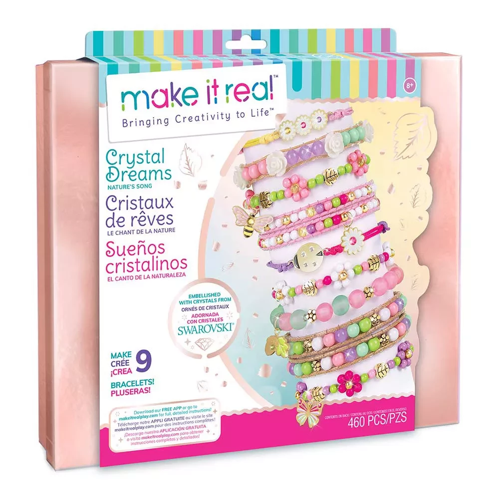 Набір для створення шарм-браслетів з кристалами Swarovski "Казкова природа" MR1724, Make it Real