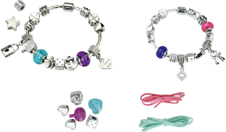 Ігровий набір дитячий 4в1 для манікюру, татуювання, зачісок та створення прикрас,  GIRL`S CREATOR, 7150347 4