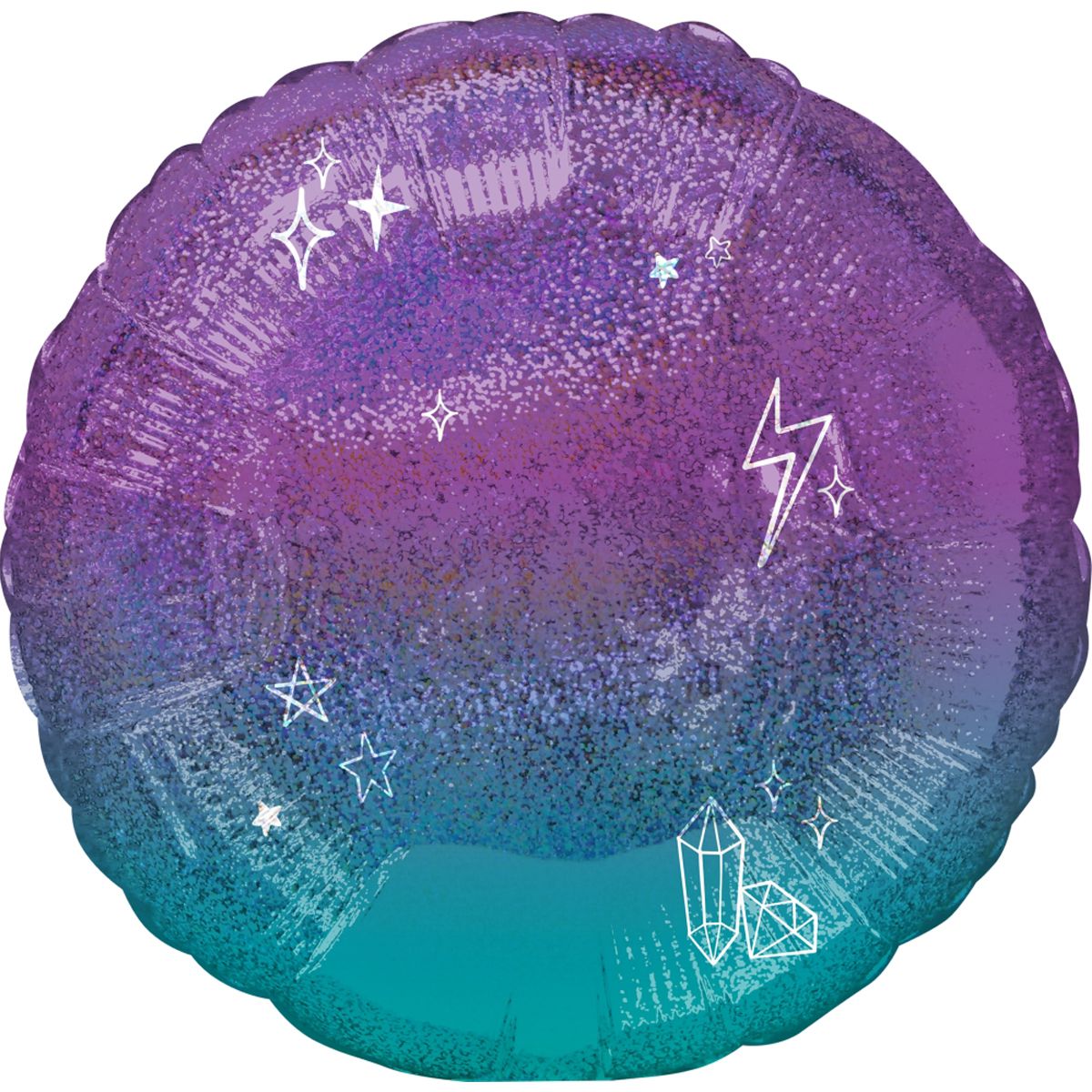 Кулька повітряна 18" Сяюче Омбре S55, 3202-2718