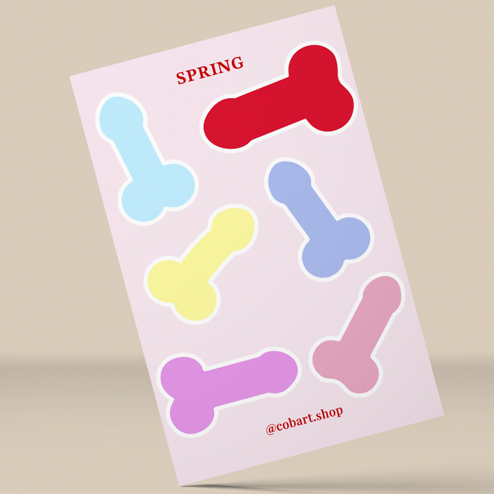 Стікерпак 3D А7 "Spring", СS-3D-047, Cobart 1