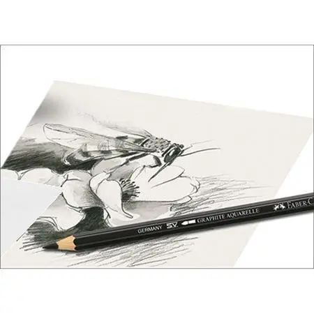 Набор акварельных чернографитных Graphite Aquarelle в блистере + кисточка, 117897 Faber-Castell 6