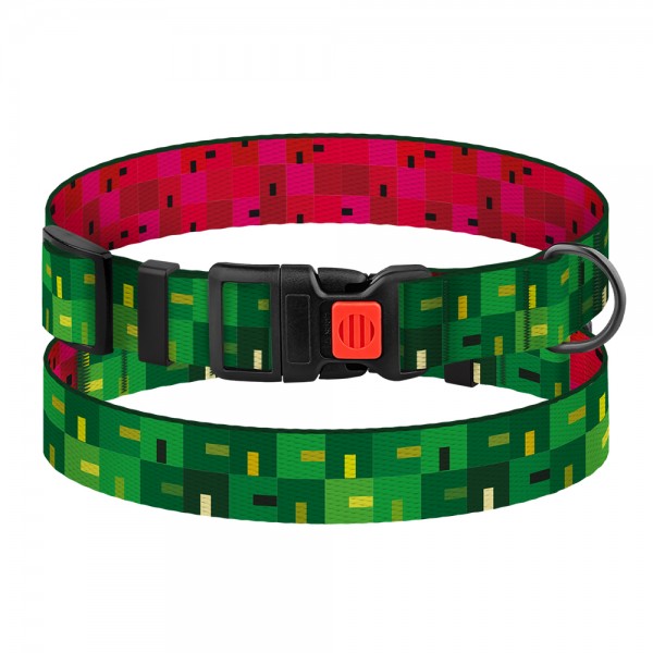 Ошейник для собак TM Barksi Urban ART (обв.25-33см,шир.1,6см),пиксель