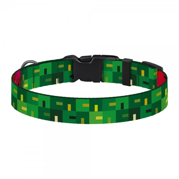 Ошейник для собак TM Barksi Urban ART (обв.25-33см,шир.1,6см),пиксель 2