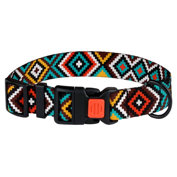 Ошейник для собак TM Barksi Urban зам.пласт (обв.шеи 25-33см,шир.1,6см),гуцульский ментоловый 1