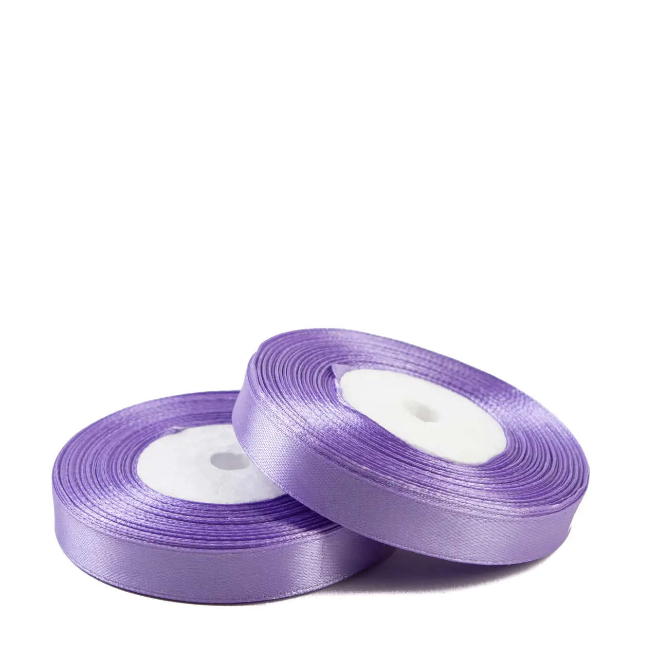Стрічка атласна 10 мм*25 ярдів "Світло-фіолетова", 10250911