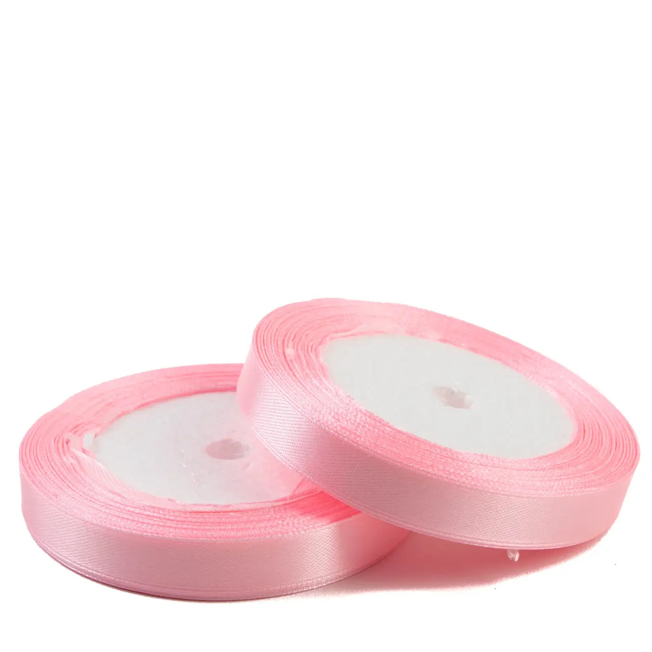 Лента атласная 15 мм*25 ярдов "Бледно-розовая", 152513501