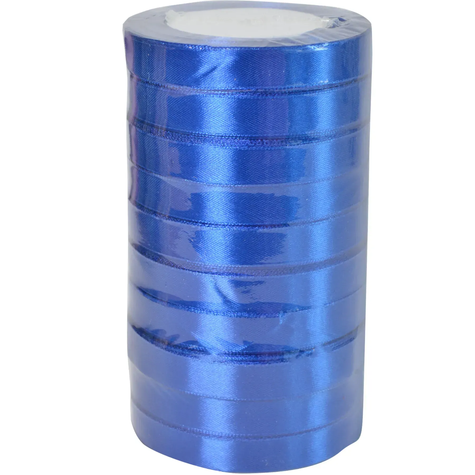 Стрічка атласна 15 мм*25 ярдів "Яскраво-синя", 15251221 2