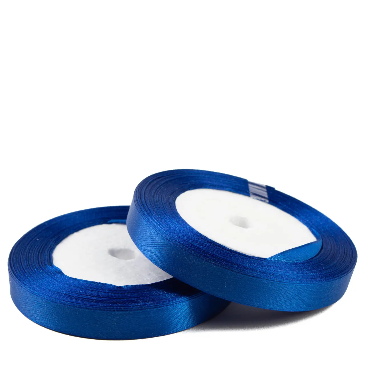 Стрічка атласна 15 мм*25 ярдів "Яскраво-синя", 15251221