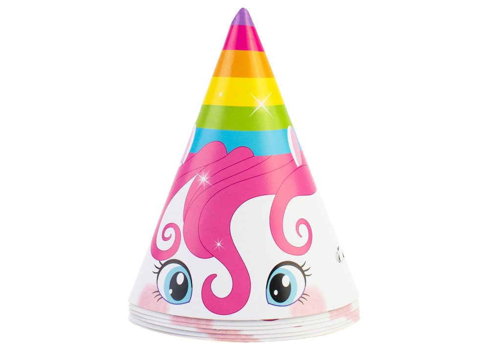 Набор колпаков на голову с резиновой лентой Unicorn, 6 шт, MX200145