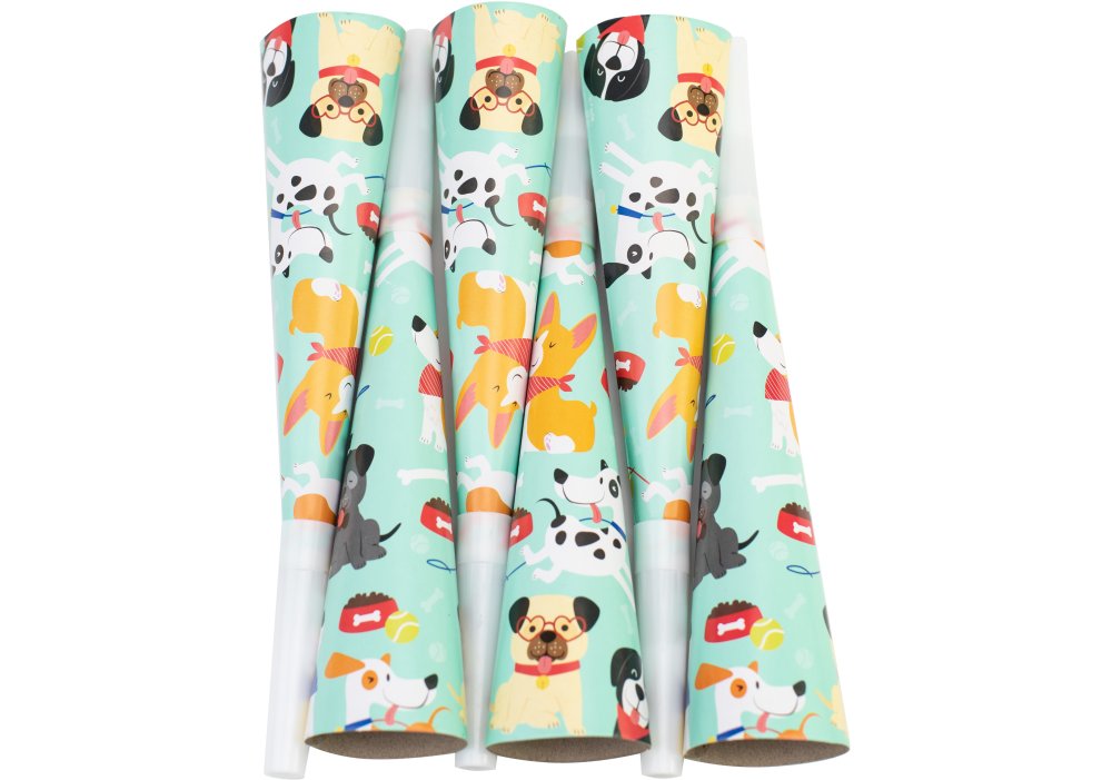 Набор горнов-гудков для свиста Happy Dogs, 19 см, 6 шт, ассорти, MX300216