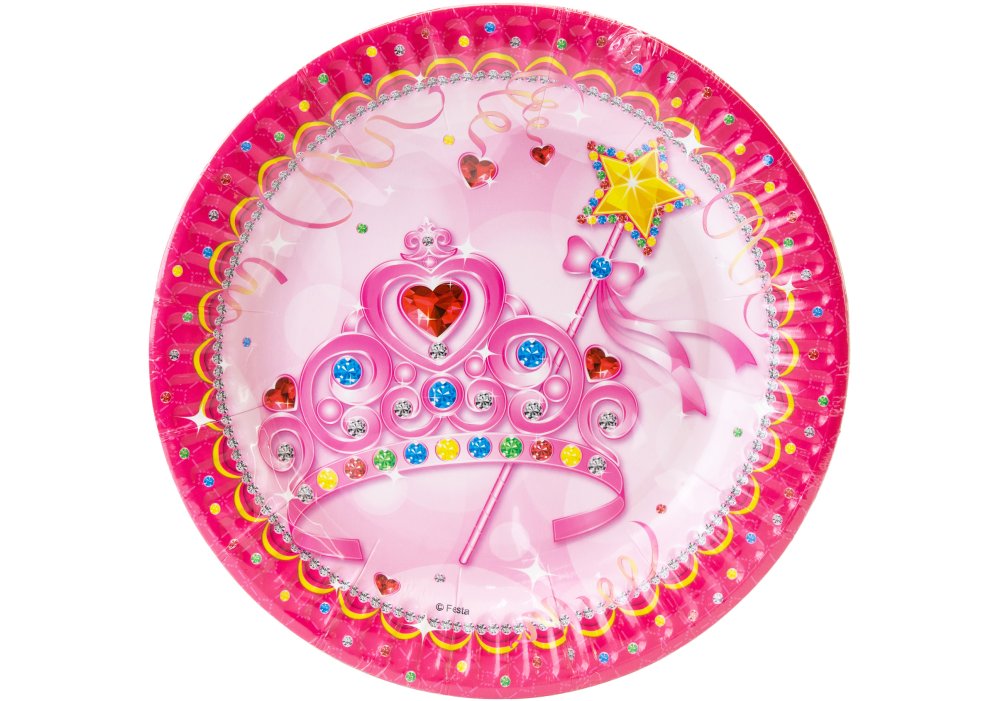Набор бумажных тарелок Princess, 17,78 см, 6 шт, MX443127