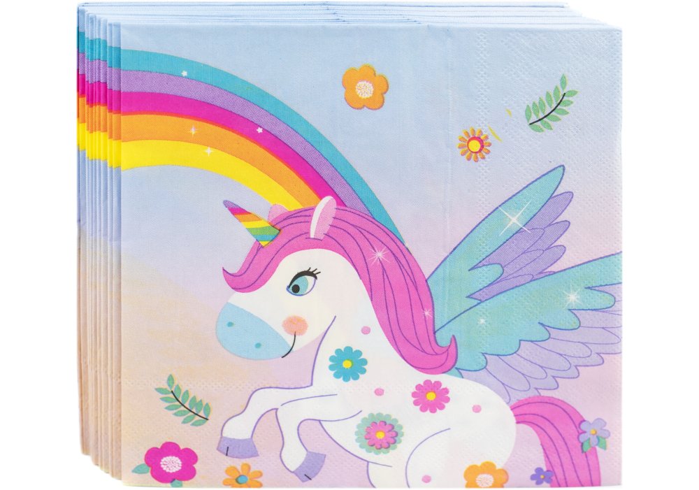 Набор двухслойных салфеток Unicorn, 33*33 см, 20 шт, MX446145