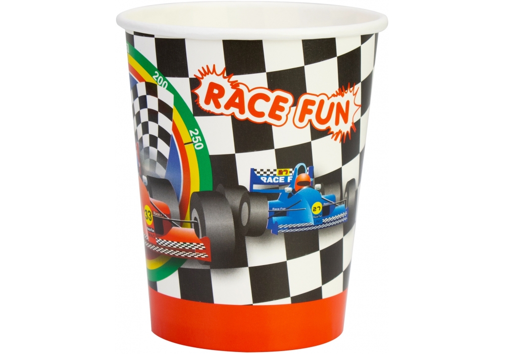 Набор стаканов бумажных Racing, 6 шт, 270 мл, MX44073 1